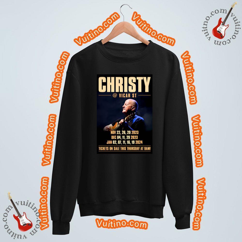 Christy Christopher Moore In Concert Live 2024 Vicar Street Dublin Shirt