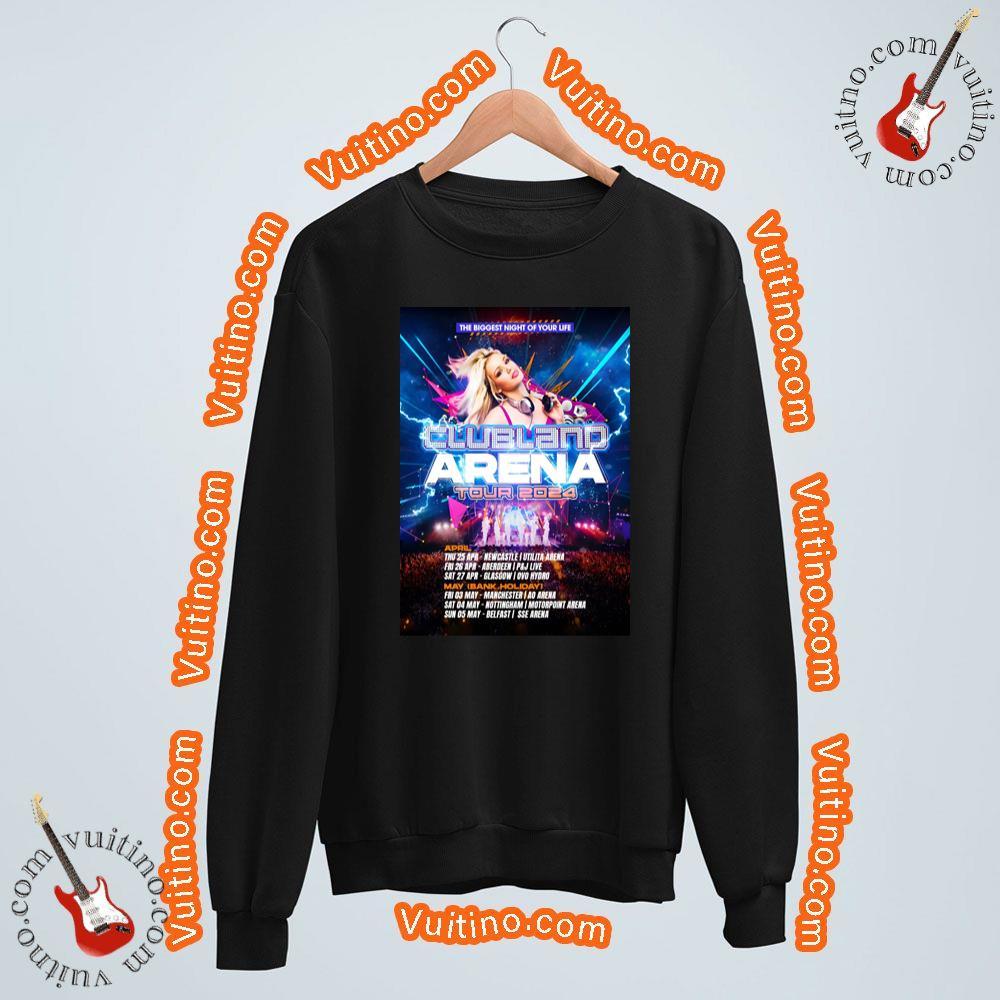 Clubland Live Arena 2024 Uk Tour Merch