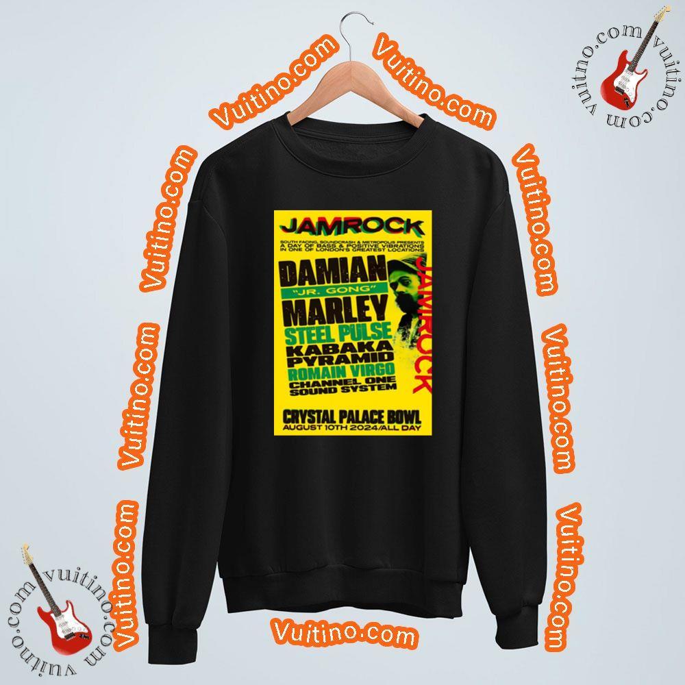 Damian Marley Jamrock London Crystal Palace Bowl 10 August 2024 Apparel