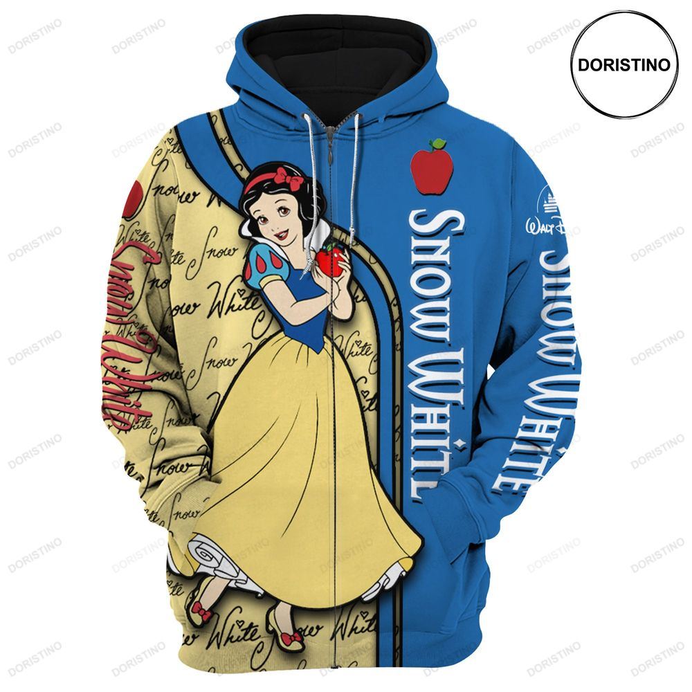 Snow White Cartoon Graphic Limited Edition 3d Hoodie