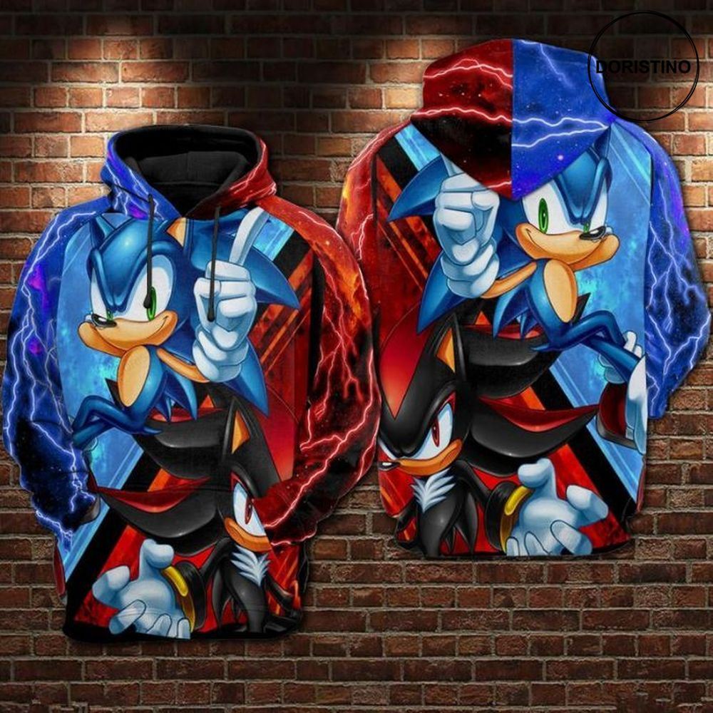 Sonic The Hedgehog Lover All Over Print Hoodie