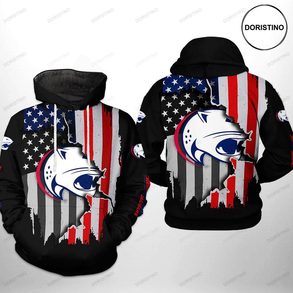 South Alabama Jaguars Ncaa Us Flag Limited Edition 3d Hoodie