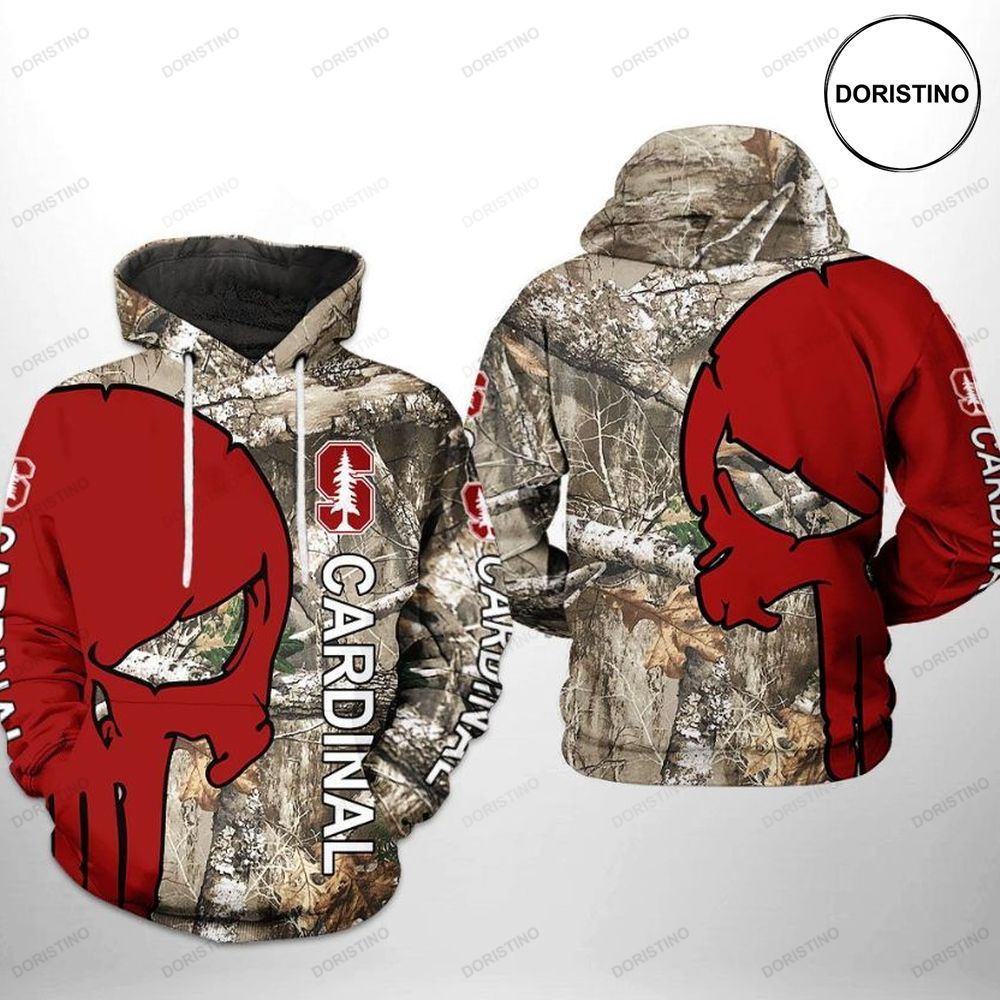 Stanford Cardinals Ncaa Camo Veteran Hunting Limited Edition 3d Hoodie