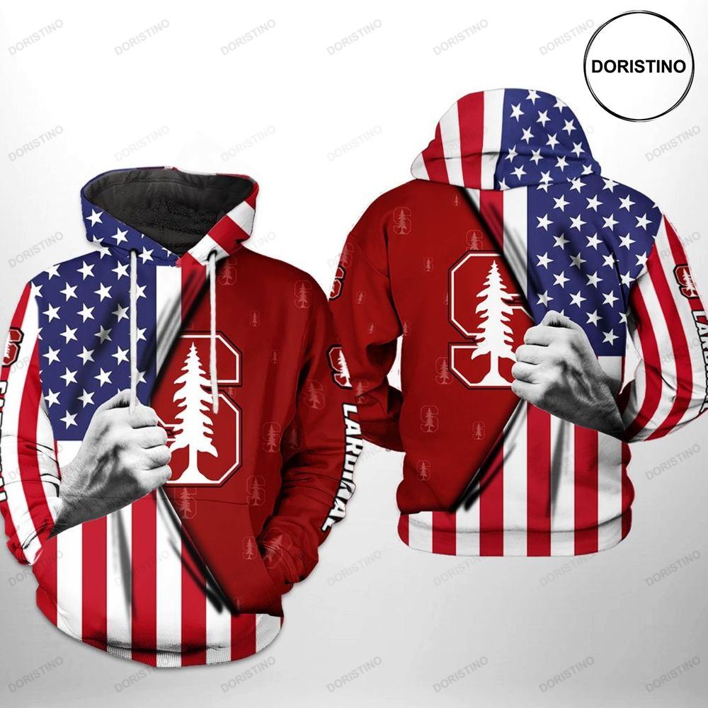 Stanford Cardinals Ncaa Us Flag Limited Edition 3d Hoodie