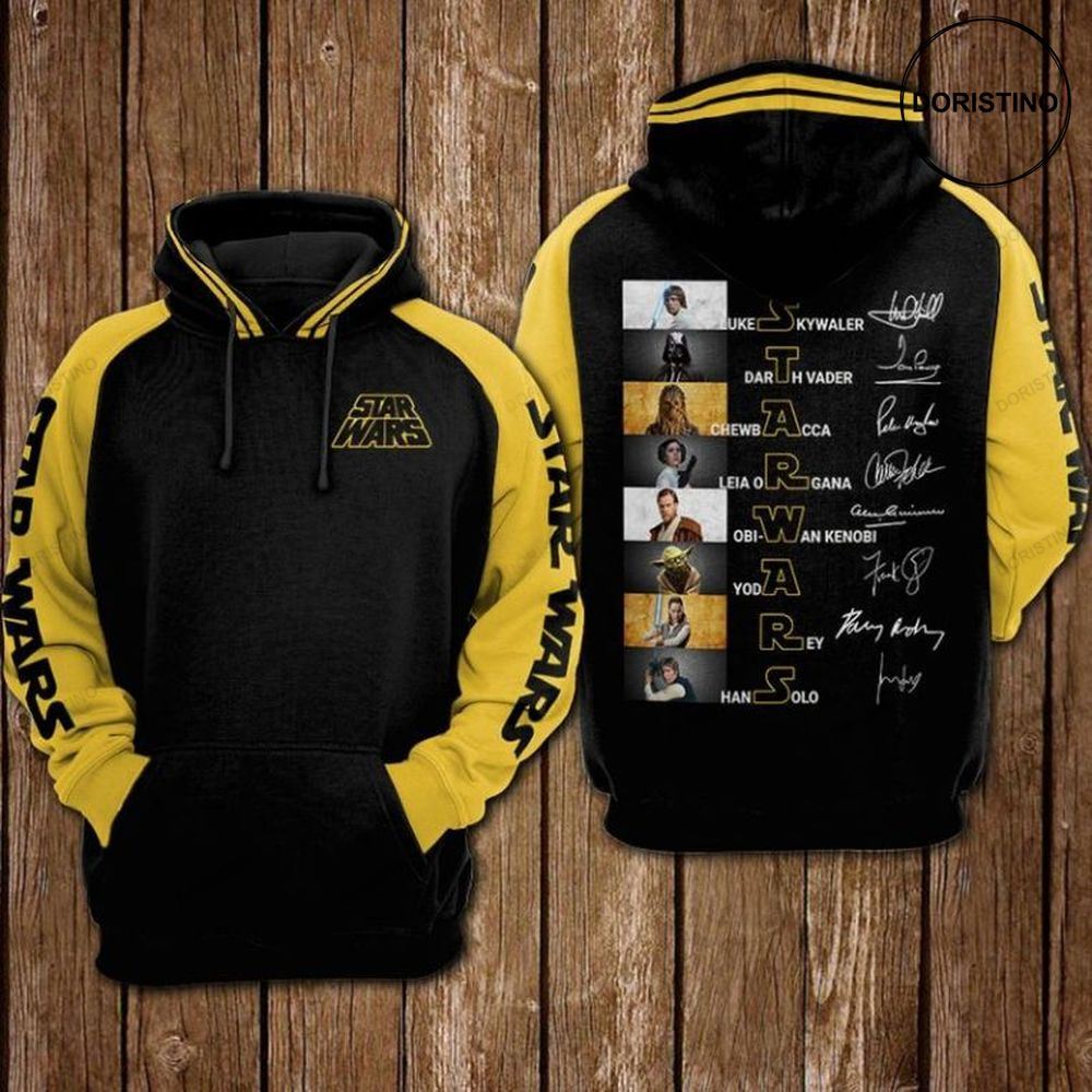 Star Wars For Fans Signature Awesome 3D Hoodie