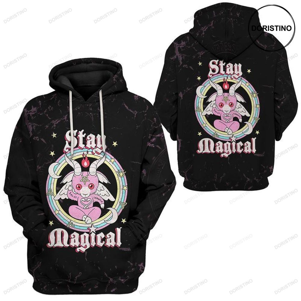 Stay Magical Baphomet Funny Awesome 3D Hoodie