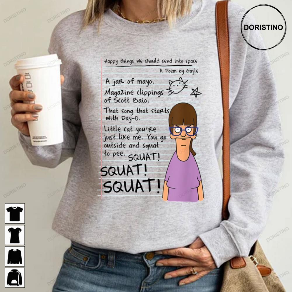Bobs Burgers A Poem By Gayle Limited Edition T-shirts