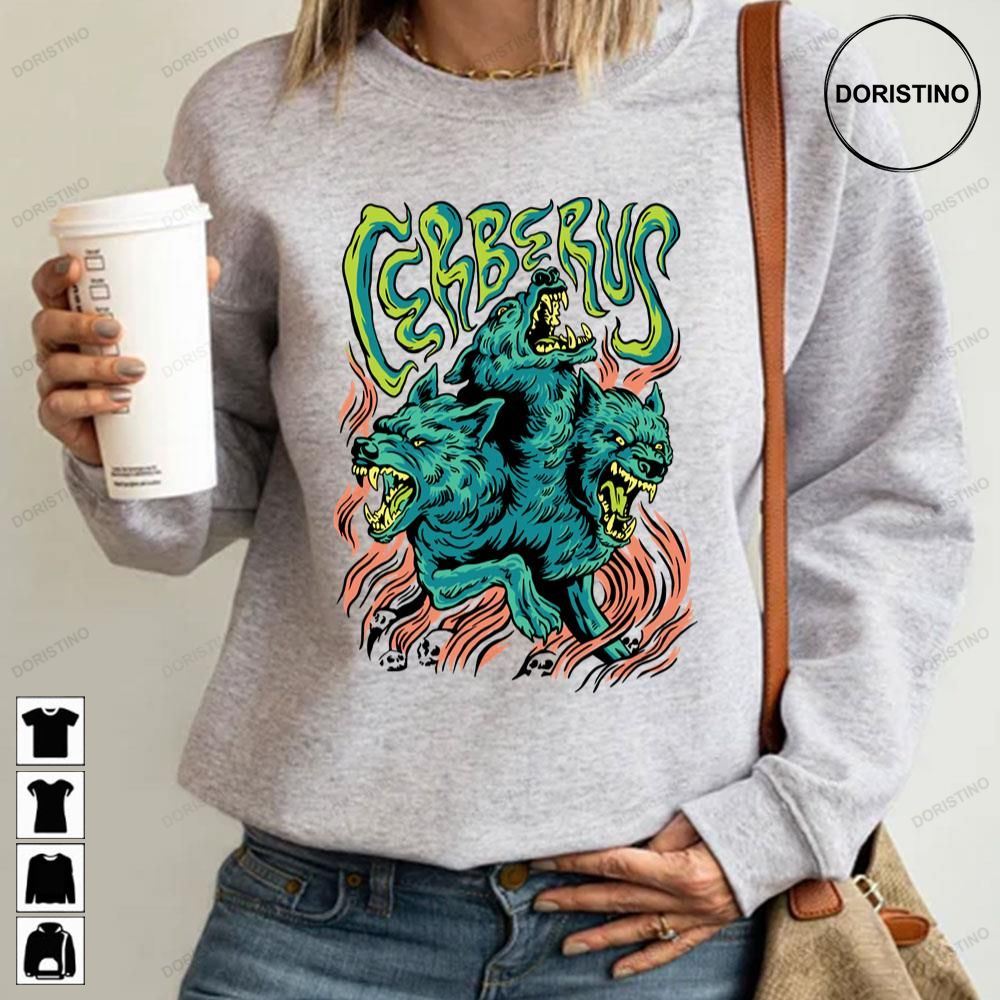 Cerberus Dogs Werewolves Greek Mythology Creatures Limited Edition T-shirts