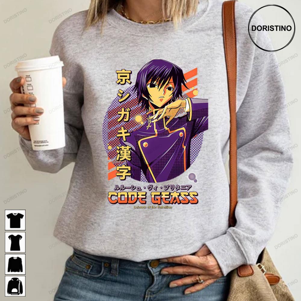 Code Geass Colorful Art Limited Edition T-shirts