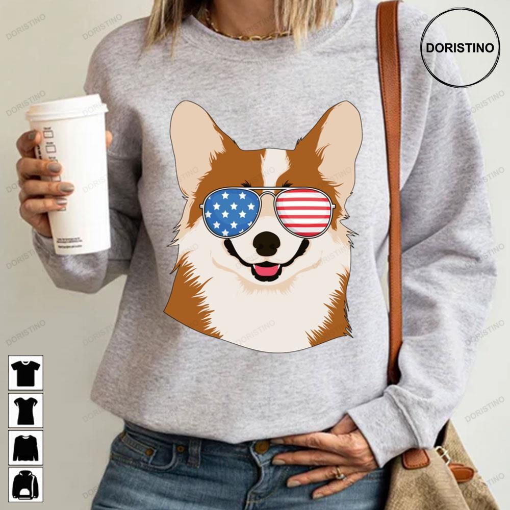 Corgi 4th Of July American Usa Patriotic Dog Trending Style
