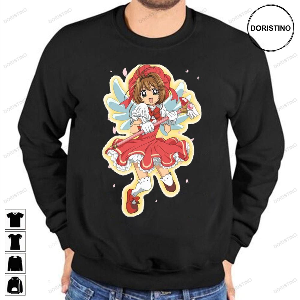 Cute Red Dress Card Captor Sakura Awesome Shirts