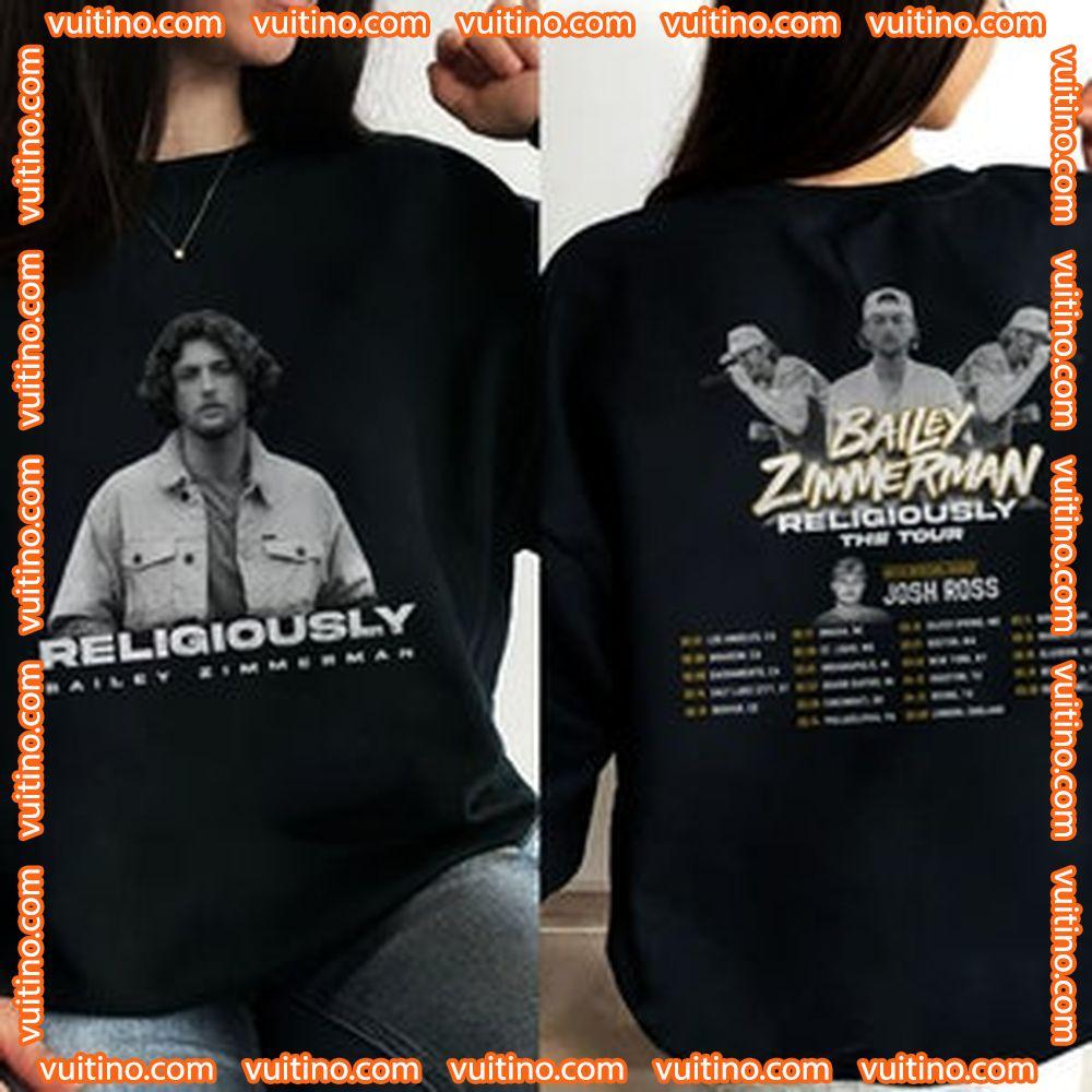 2024 Bailey Zimmerman Religiously Double Sides Merch