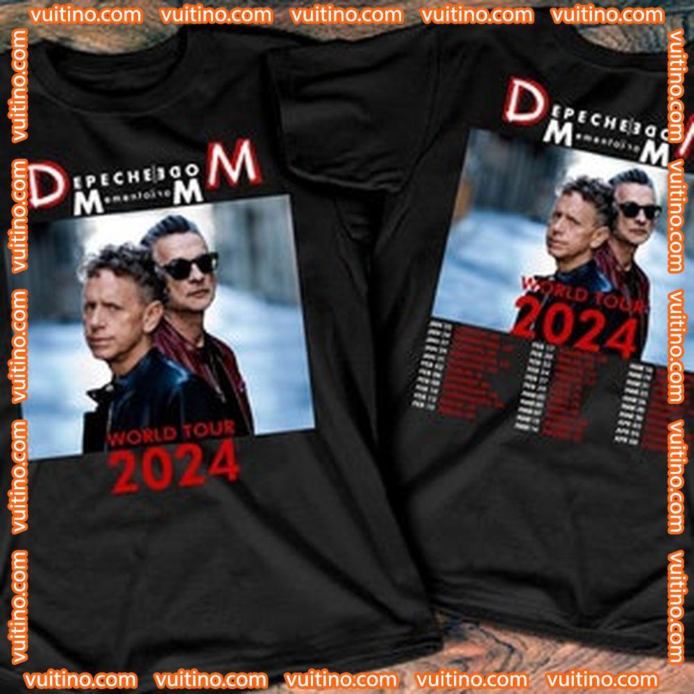 2024 Depeche Mode Memento Mori Rock Double Sides Apparel