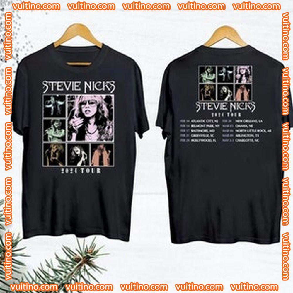 90s Vintage Stevie Nicks Live In Concert Tour 2024 Double Sides Apparel