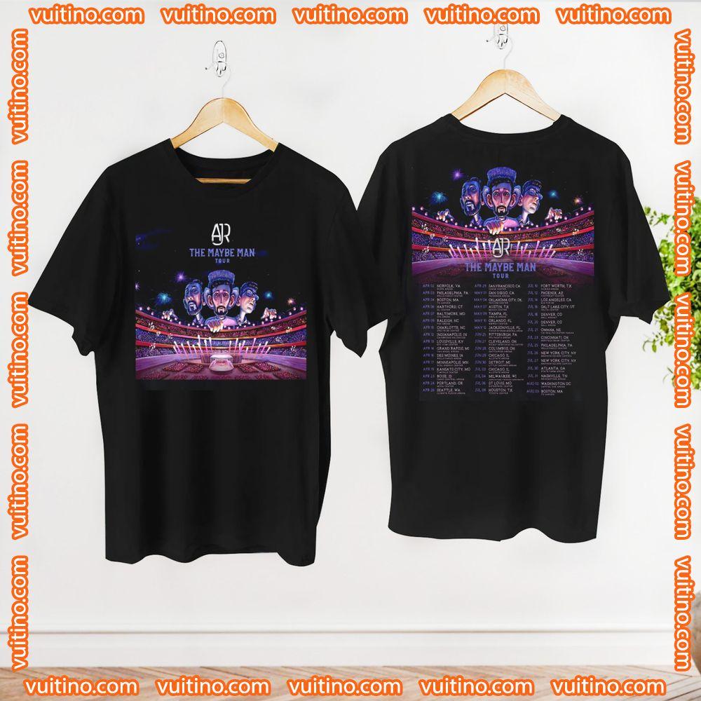 Ajr The Maybe Man Graphic Tour 2024 Double Sides Merch