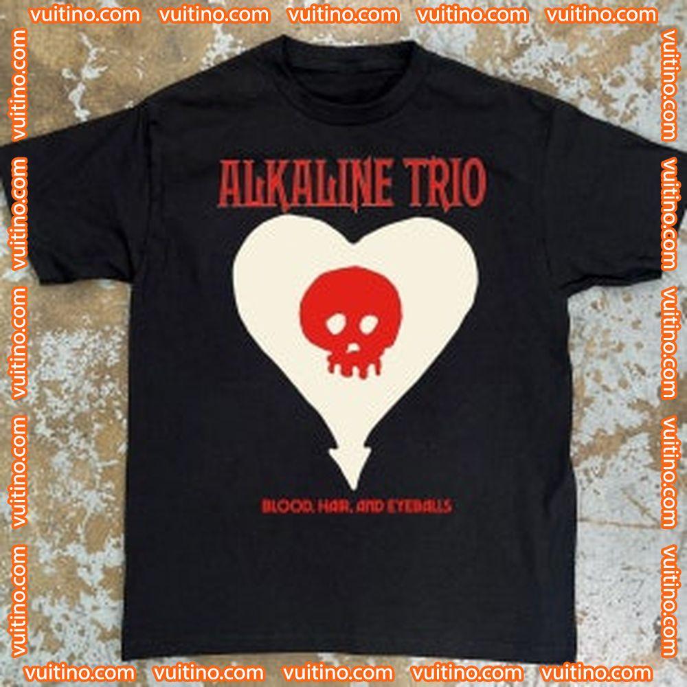Alkaline Trio Heart Skull Tour 2024 Double Sides Apparel