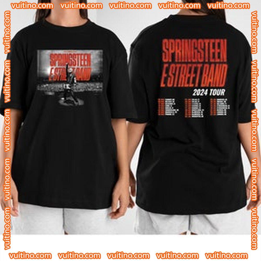 Bruce Springsn And E Street Band Uk And Europe Tour 2024 Double Sides Merch