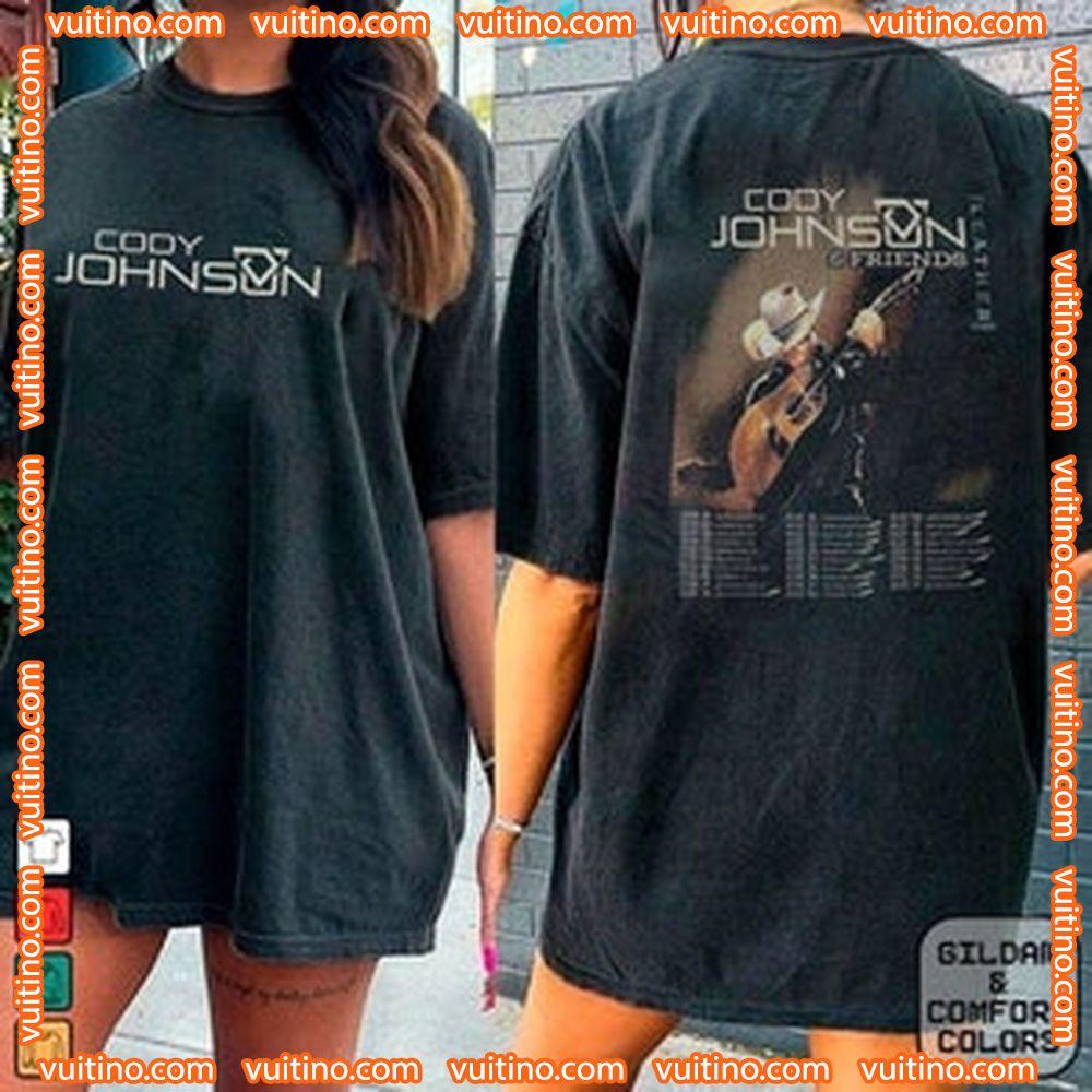 Cody Johnson The Leather Country Music Tour 2024 Double Sides Apparel