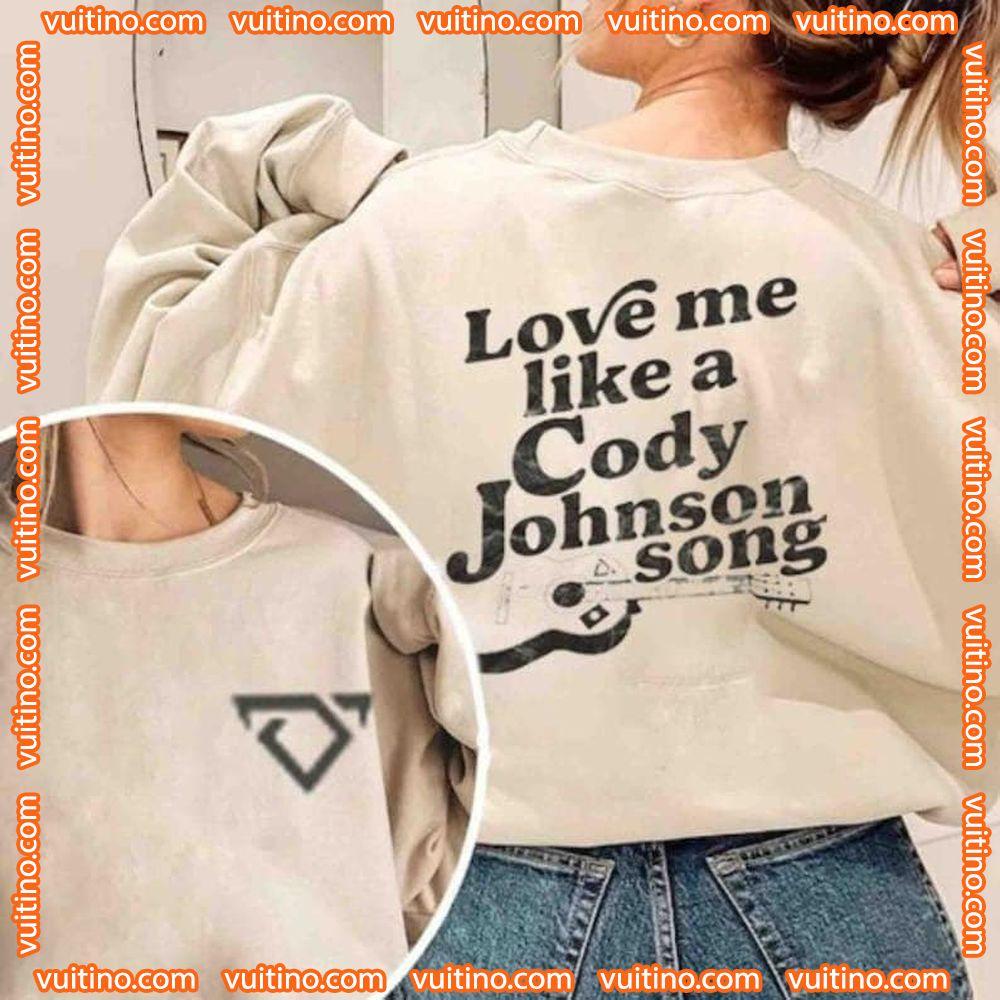 Cody Johnson The Leather Merch Leather New Album Country Music Tour 2024 Double Sides Merch