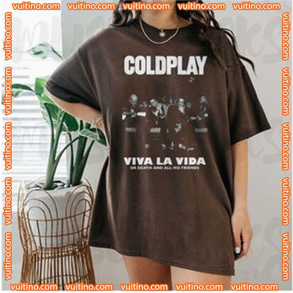 Coldplay Music Tour 2024 Double Sides Merch