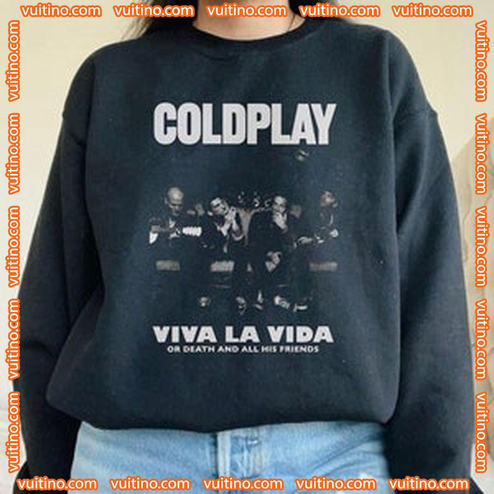 Coldplay Viva La Vida Tour 2024 Double Sides Merch