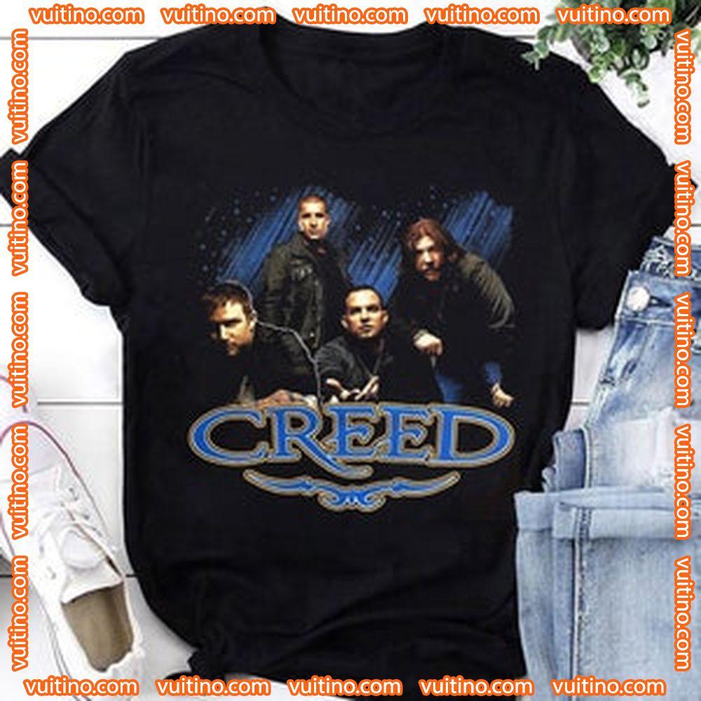Creed Band 90s Vintage Tour 2024 Double Sides Merch