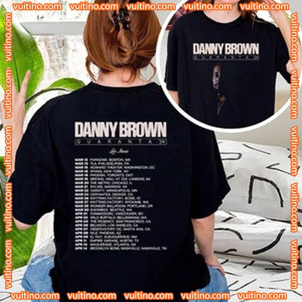 Danny Brown Tour 2024 Double Sides Apparel