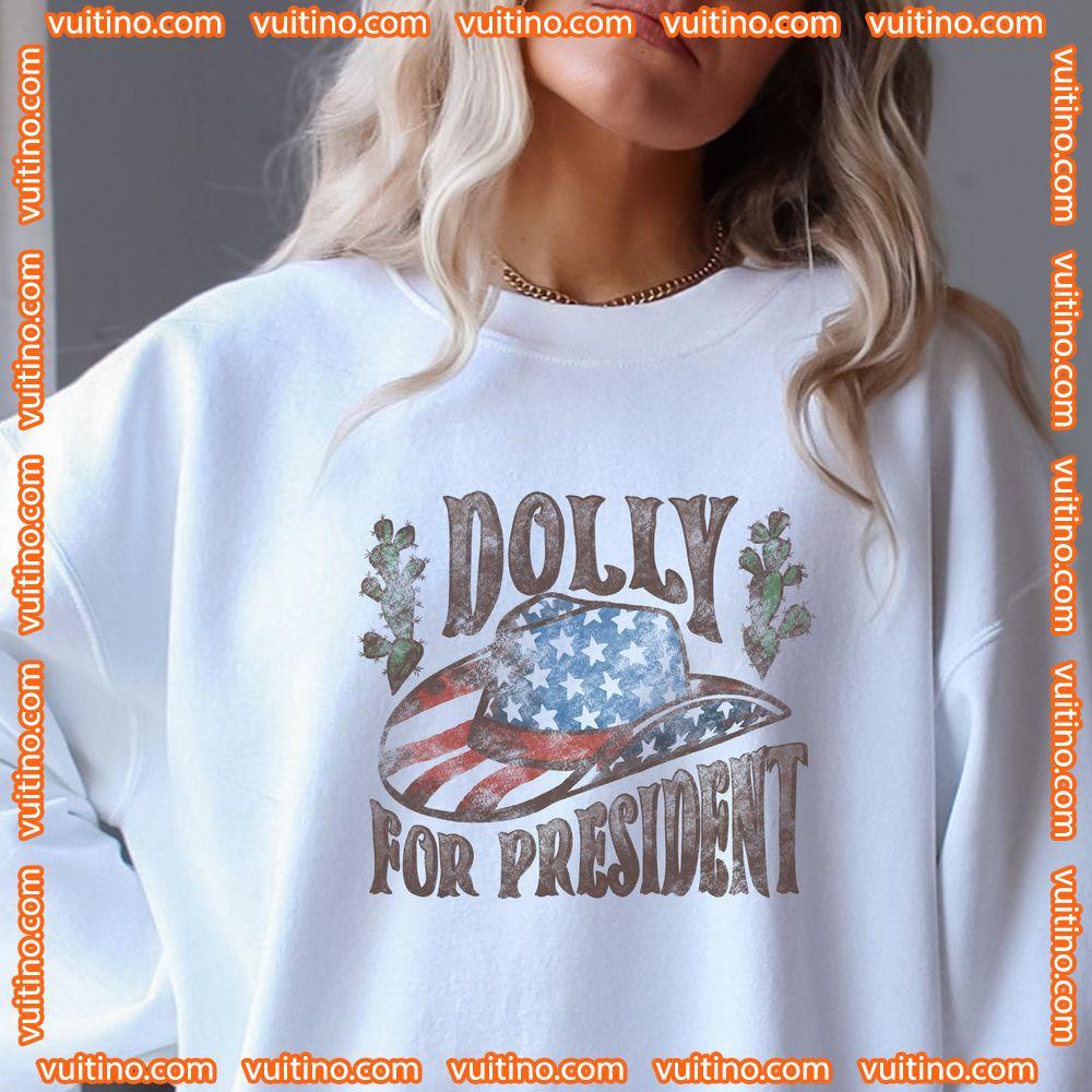 Dolly For President 2024 Double Sides Merch