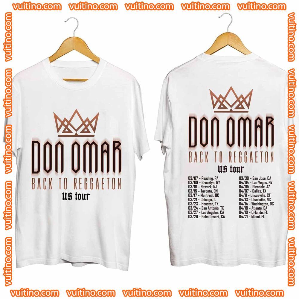 Don Omar Tour 2024 Double Sides Shirt