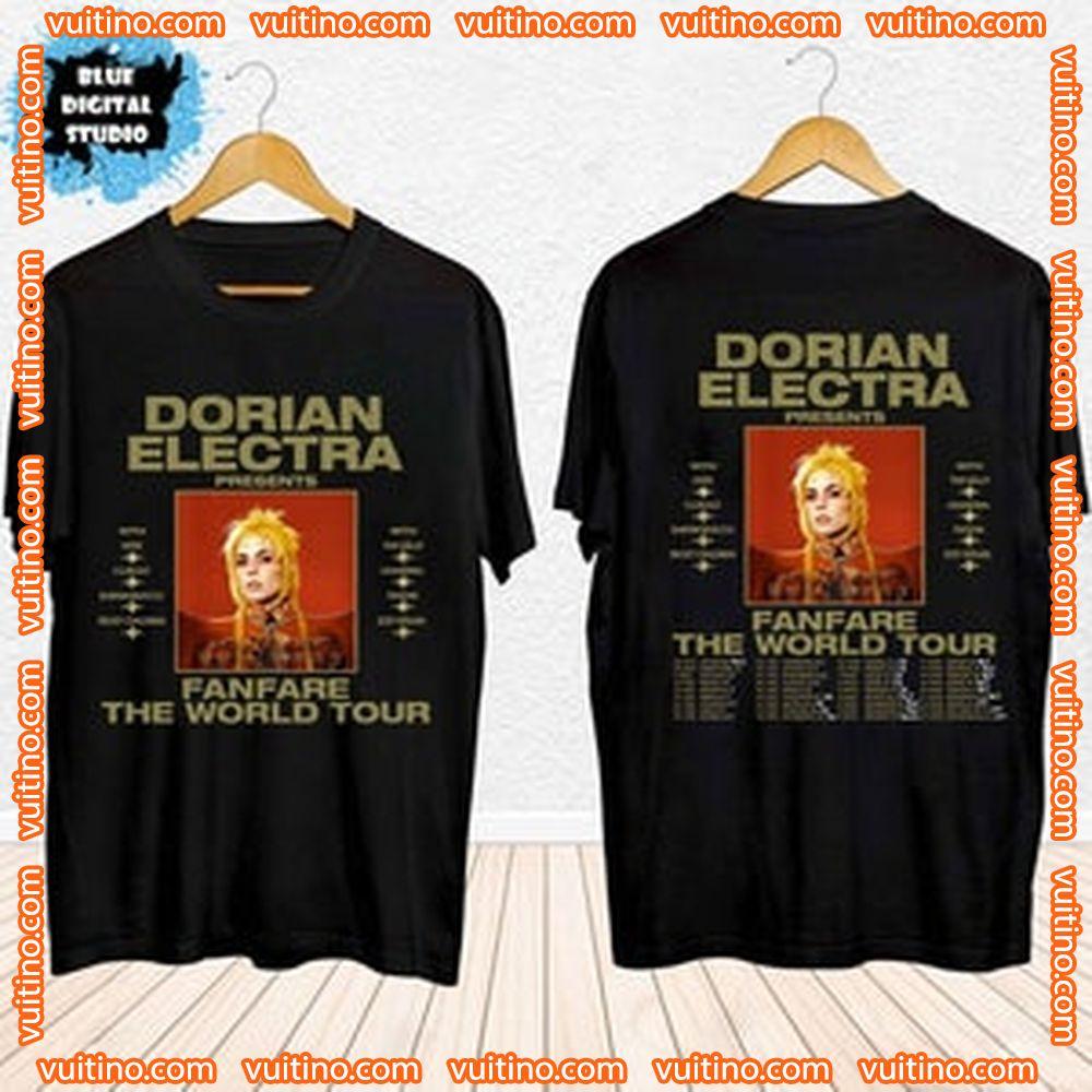 Dorian Electra Fanfare World Tour 2024 Double Sides Shirt