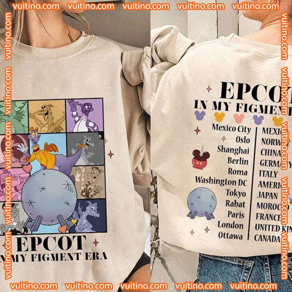 Epcot In My Figment Era Tour 2024 Double Sides Merch