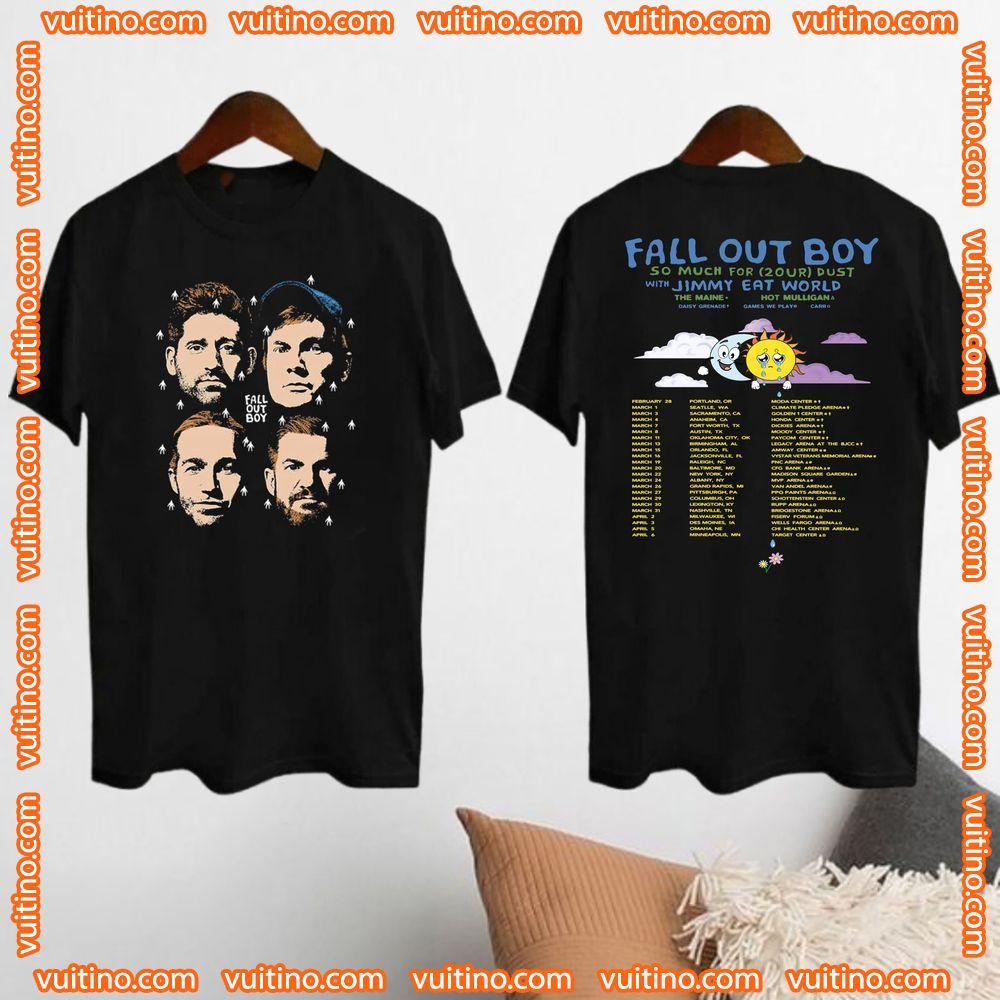Fall Out Boy Vintage Tour 2024 Double Sides Shirt
