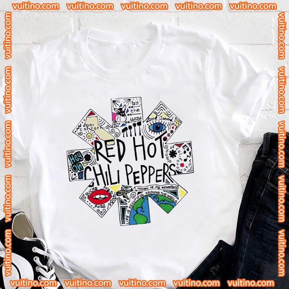 Graphic Red Hot Chili Peppers Tour 2024 Double Sides Apparel
