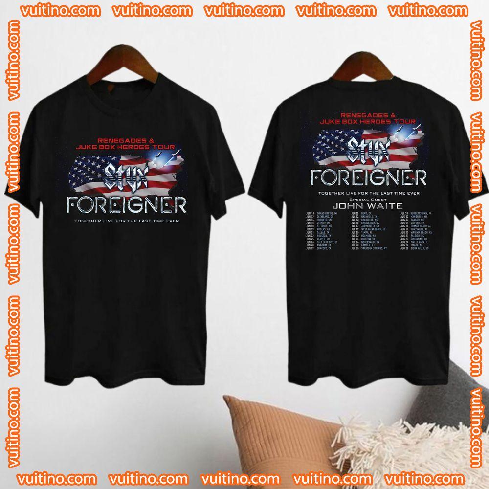 Graphic Styx Band Tour 2024 Double Sides Apparel