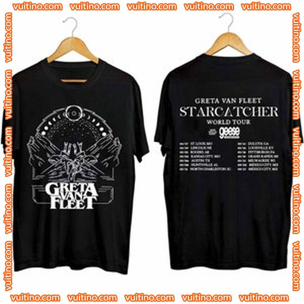 Greta Van Fleet Starcatcher World Tour 2024 Double Sides Apparel