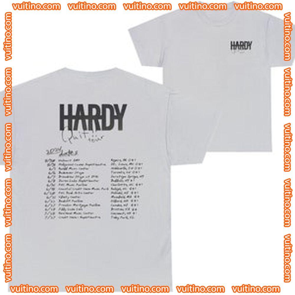 Hardy Quit Tour 2024 Double Sides Shirt