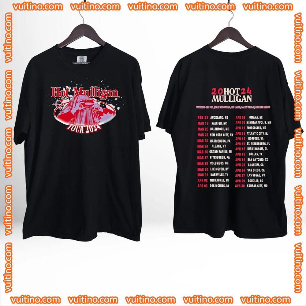 Hot Mulligan 2024 Tour Double Sides Shirt