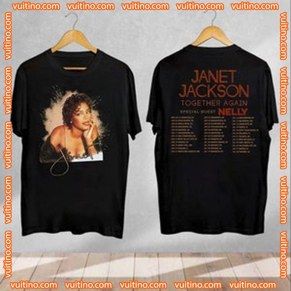 Janet Jackson Vintage Dates Tour 2024 Double Sides Shirt