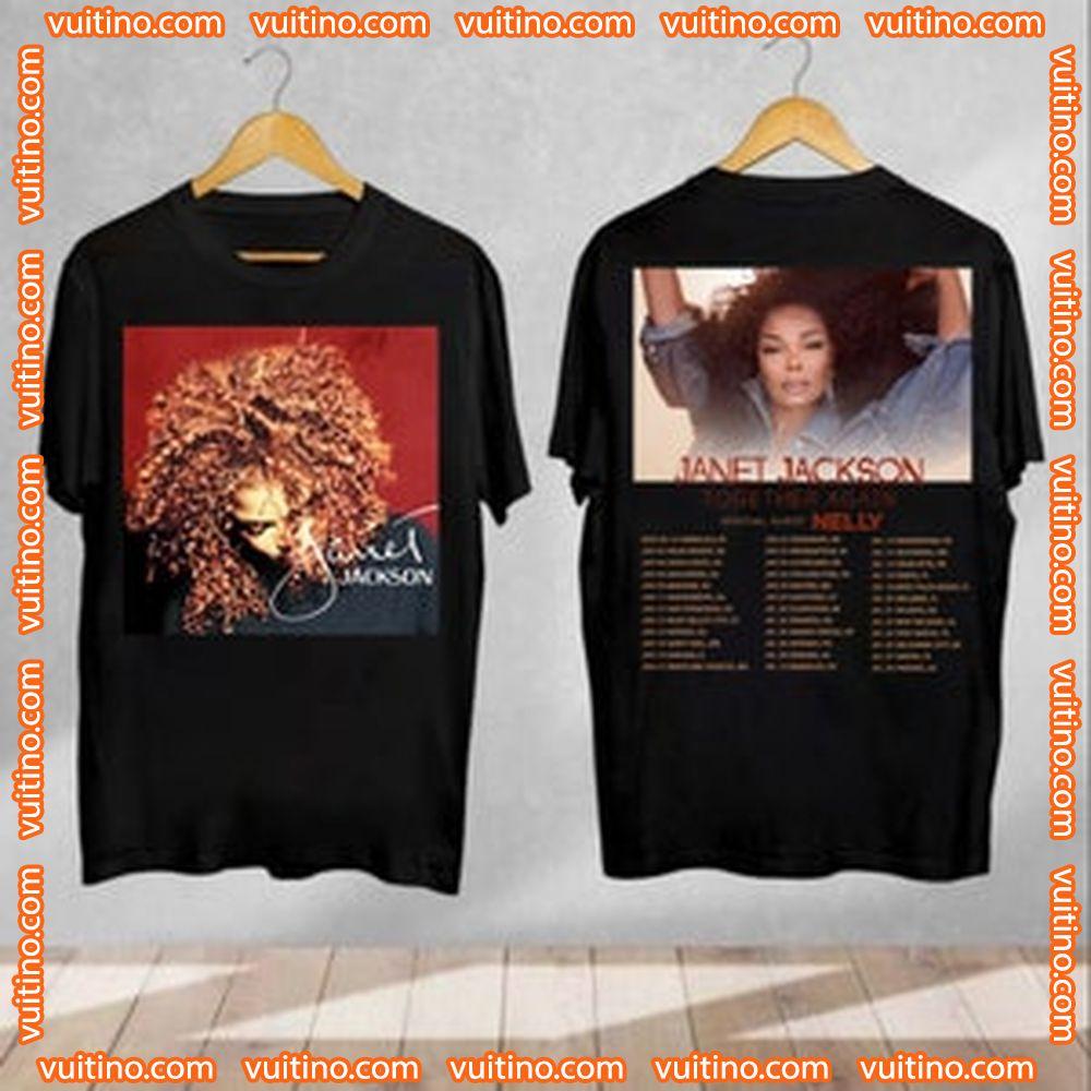 Janet Jackson Vintage Tour 2024 Double Sides Shirt