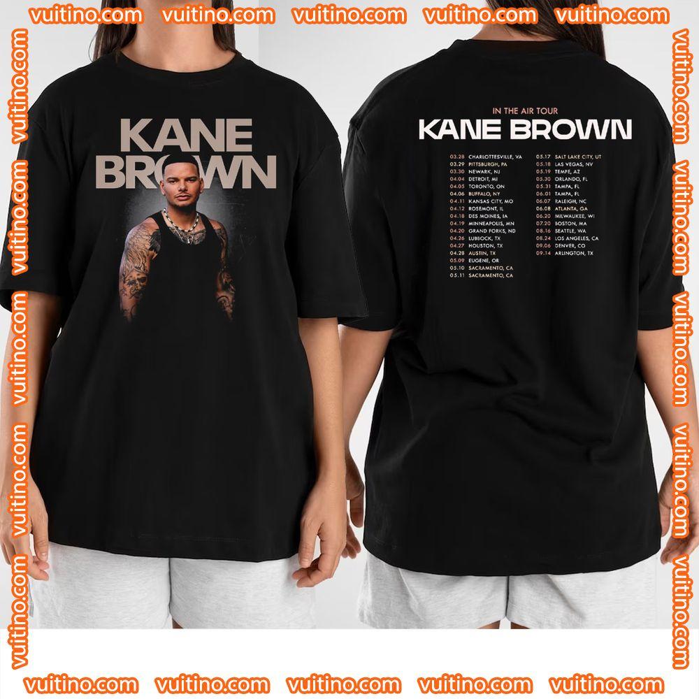 Kane Brown In The Air 2024 Tour Double Sides Apparel