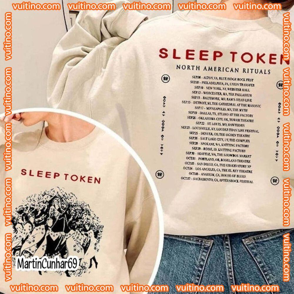 Limited Sleep Token North America Rock Tour 2024 Double Sides Merch