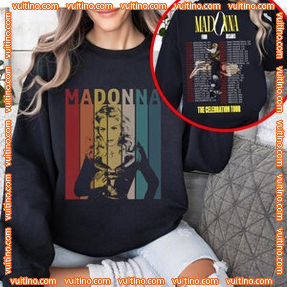 Madonna 90s Vintage Tour 2024 Double Sides Merch