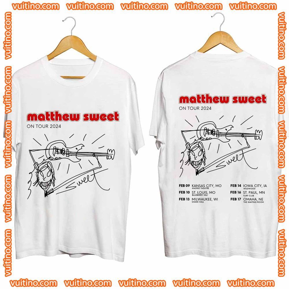 Matthew Sweet On Tour 2024 Double Sides Apparel
