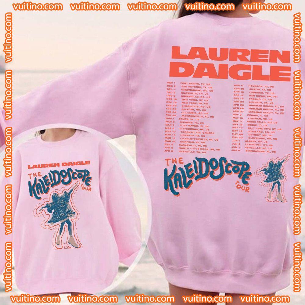 New 2024 Lauren Daigle The Kaleidoscope Tour 202324 Double Sides Shirt