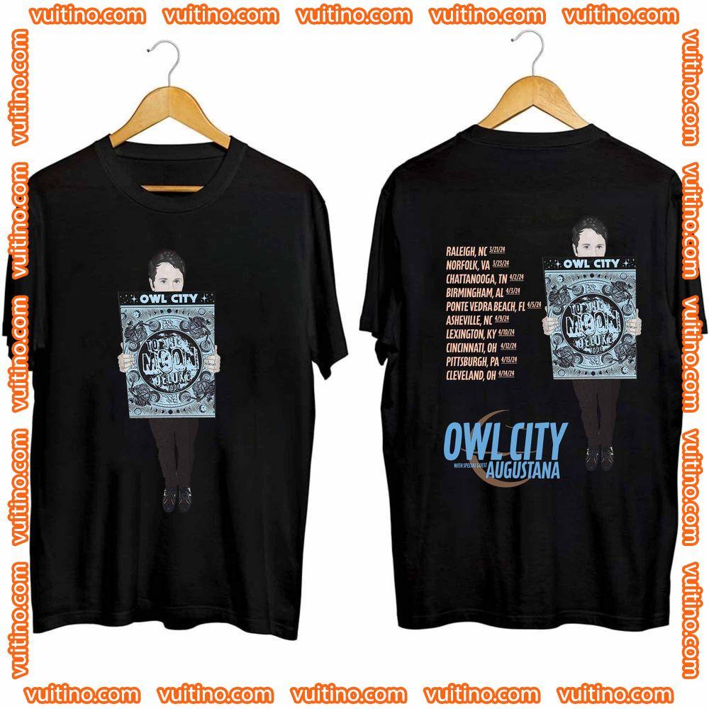 Owl City To The Moon Tour 2024 Double Sides Merch