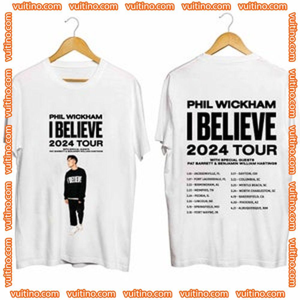 Phil Wickham I Believe Tour 2024 Double Sides Merch