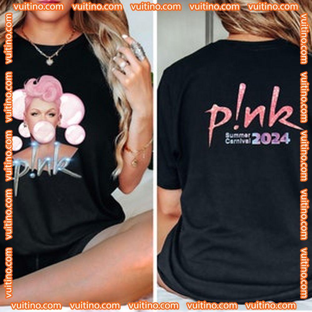 Pnk Pink Singer Summer Carnival Phacq Tour 2024 Double Sides Shirt