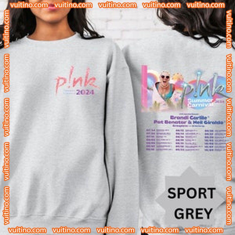 Pnk Pink Singer Summer Carnival Xuxs0 Tour 2024 Double Sides Shirt