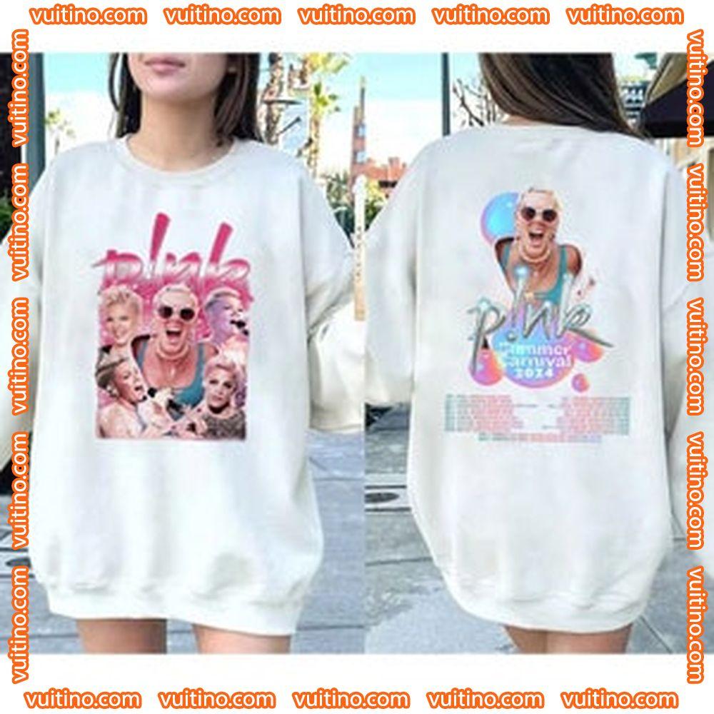 Pnk Pink Singer Summer Carnival Yckyy Tour 2024 Double Sides Shirt