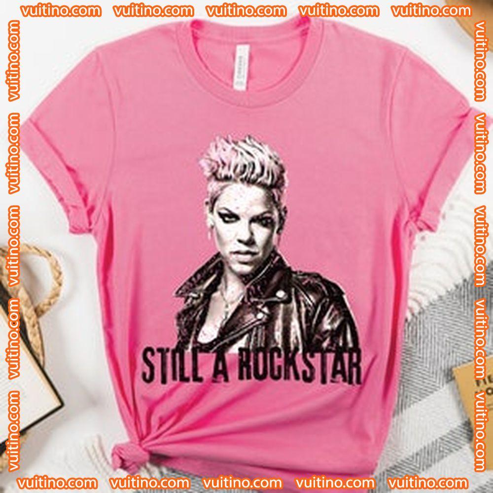 Pnk Still A Rockstar Pink Tour 2024 Double Sides Shirt
